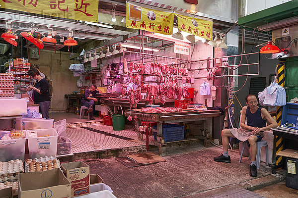 Metzgerei  Hongkong  China  Asien