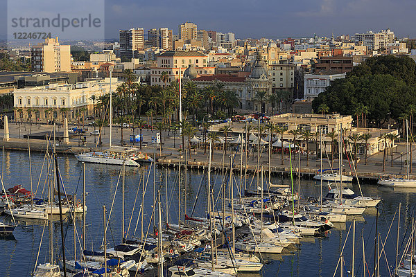 Yachthafen  Hafen Cartagena  Murcia  Spanien  Europa