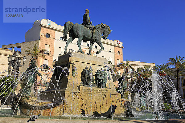 General Miguel Primo de Rivera  Plaza de Arenal  Jerez de la Frontera  Andalusien  Spanien  Europa