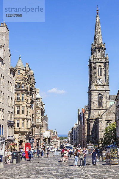 Tron Kirk auf der High Street (The Royal Mile)  Old Town  Edinburgh  Midlothian  Schottland  Vereinigtes Königreich  Europa