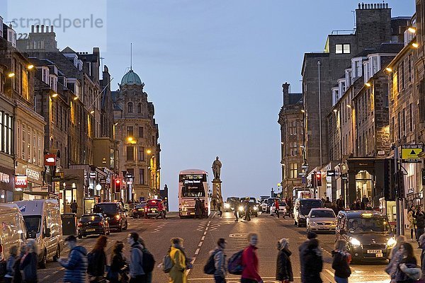 Frederick Street  Edinburgh  Schottland  Großbritannien