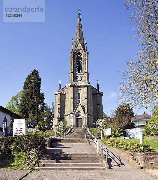 Evangelisch-lutherische Stadtkirche oder Christuskirche  Bad Pyrmont  Niedersachsen  Deutschland  Europa