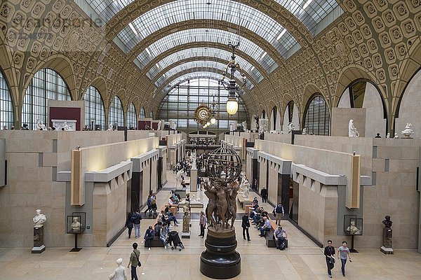 Kunstmuseum Musée d' Orsay  Innenansicht  Paris  Frankreich  Europa