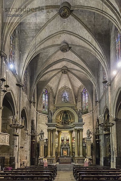 Heiligtum  Basilika  Basilika dels Sants Martirs Just i Pastor  Barcelona  Katalonien  Spanien  Europa