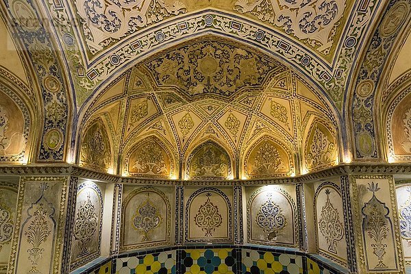 Hammam-e Sultan Mir Ahmad  oder Sultan's Mir Ahmad Hammam  eines der am besten erhaltenen traditionellen iranischen Hammams  Kashan  Iran  Asien