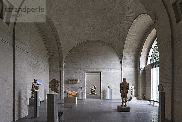 Innenansicht des Ausstellungsraums der Glyptothek  München  Oberbayern  Deutschland  Europa