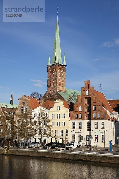 Altstadt  Kirche St. Petri  Lübeck  Schleswig-Holstein  Deutschland  Europa