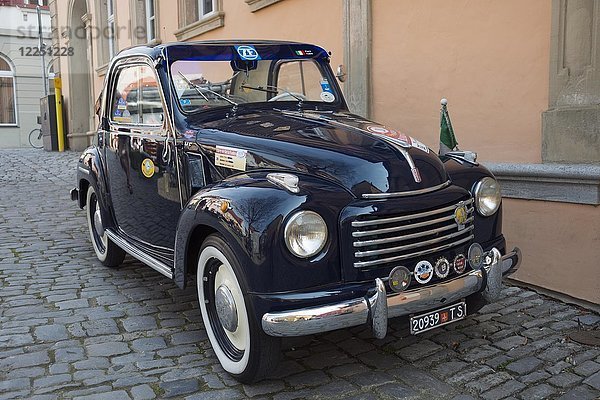 Fiat Topolino  1948  Oldtimer  Volkach  Unterfranken  Bayern  Deutschland  Europa