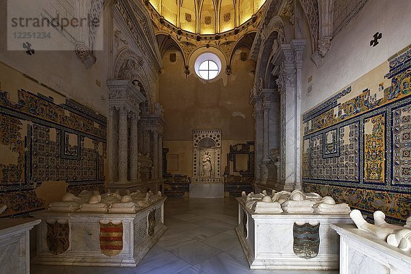 Krypta  Kloster Monasterio de la Cartuja  Sevilla  Andalusien  Spanien  Europa