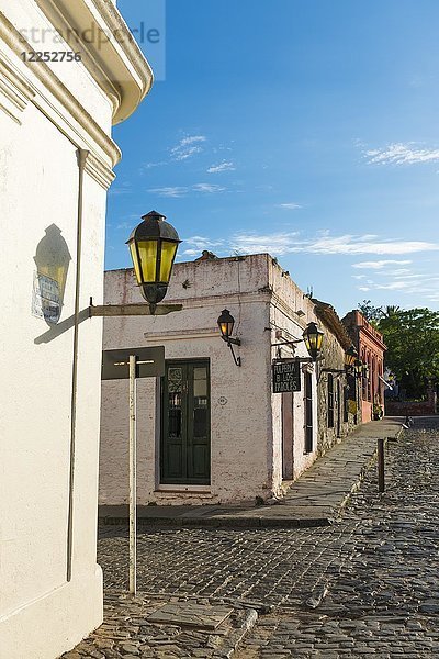 Kolonialhäuser im historischen Zentrum von Colonia del Sacramento  Unesco-Weltkulturerbe  Uruguay  Südamerika