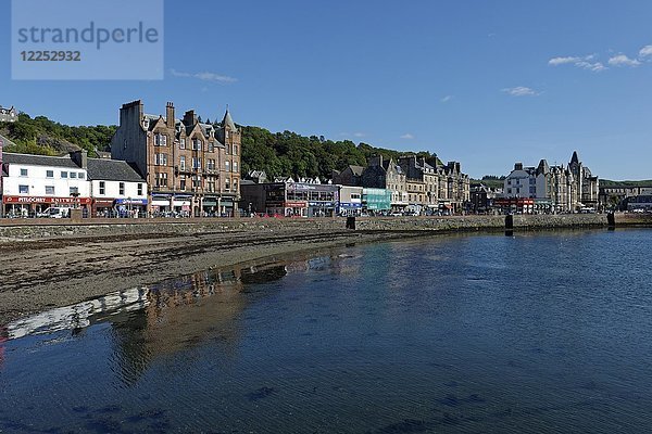 Hafen und Stadtzentrum  Oban  Argyll und Bute  Schottland  Großbritannien