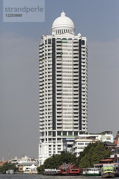 Bangkok River Park Condominium  Wohnhochhaus am Mae Nam Chao Phraya Fluss  Samphanthawong  Bangkok  Thailand  Asien