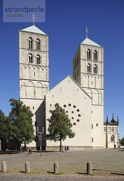 St.Paulus-Dom  Domplatz  Münster  Nordrhein-Westfalen  Deutschland  Europa