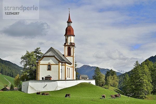Pfarrkirche Obernberg zum Hl. St. Nikolaus  Obernberg  Tirol  Österreich  Europa