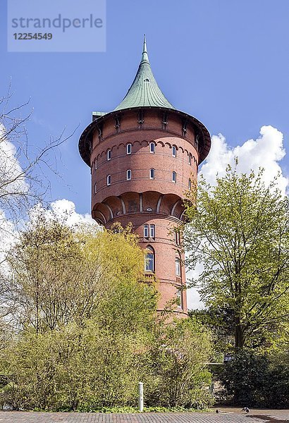 Historischer Wasserturm von 1897  Cuxhaven  Niedersachsen  Deutschland  Europa