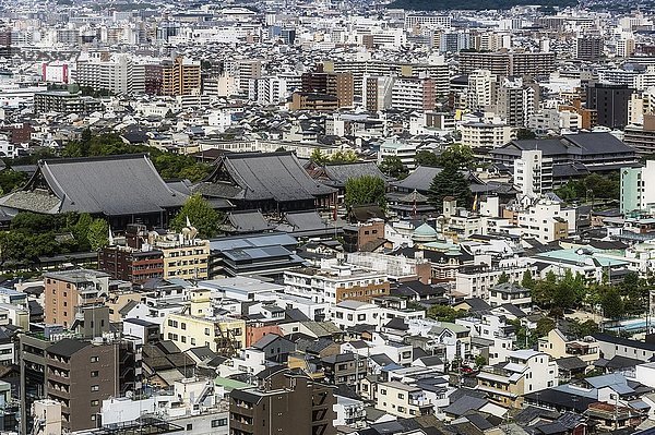 Blick vom Kyoto-Turm  Provinz Honshu  Japan  Asien