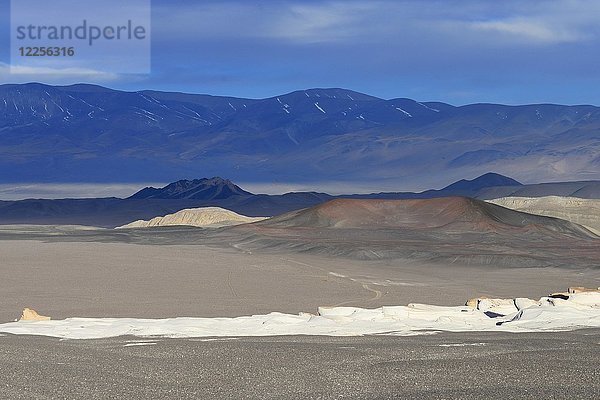 Mondlandschaft des Campo de Piedra Pomez  Departamento Antofagasta de la Sierra  Catamarca  Argentinien  Südamerika