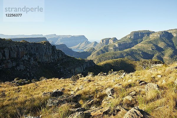 Blyde River Canyon und Stausee Blyderivierspoort Dam  Mpumalanga  Südafrika  Afrika