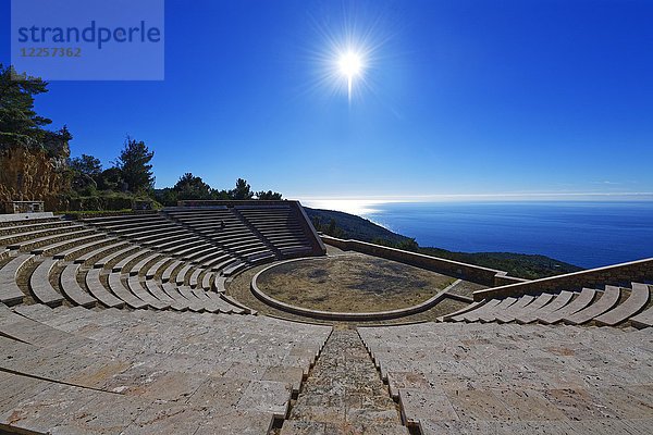 Amphitheater  Platsa  Mani  Peloponnes  Griechenland  Europa