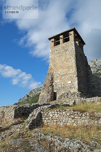 Turm  Festung  Kruja  Albanien  Europa