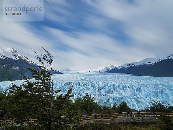 Perito-Moreno-Gletscher  Region El Calafate  Provinz Santa Cruz  Patagonien  Argentinien  Südamerika