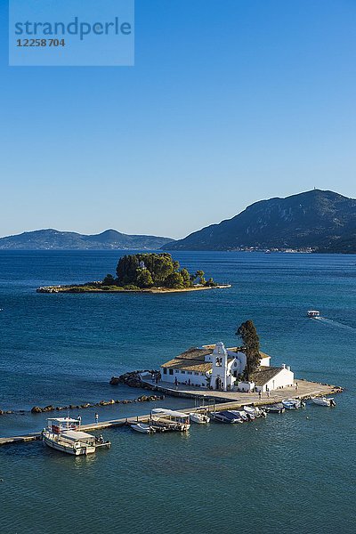 Vlacherna-Kloster  Kanoni  Korfu  Ionische Inseln  Griechenland  Europa