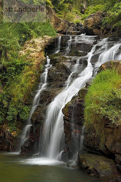 Ravana-Wasserfälle  Zentralprovinz  Sri Lanka  Asien