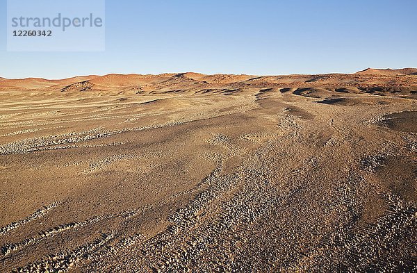 Luftaufnahme  Blick aus dem Heißluftballon  Tsaris-Berge  Kulala Wilderness Reserve  Namib-Wüste  Hardap-Region  Namibia  Afrika