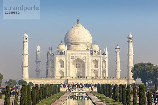 Taj Mahal  Agra  Uttar Pradesh  Indien  Asien