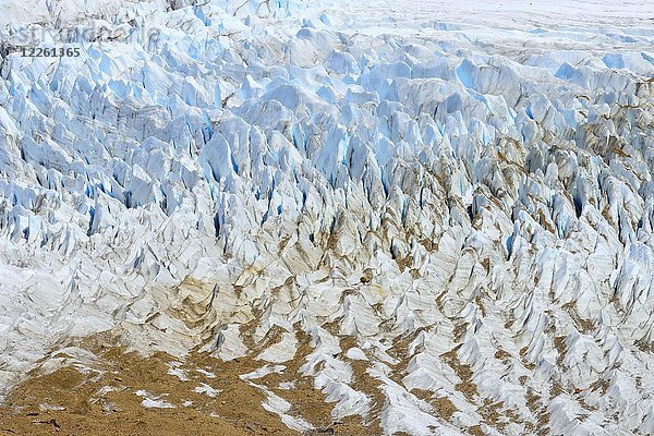 Eisfeld  Gletscher Torre  Nationalpark Los Glaciares  El Chaltén  Provinz Santa Cruz  Argentinien  Südamerika
