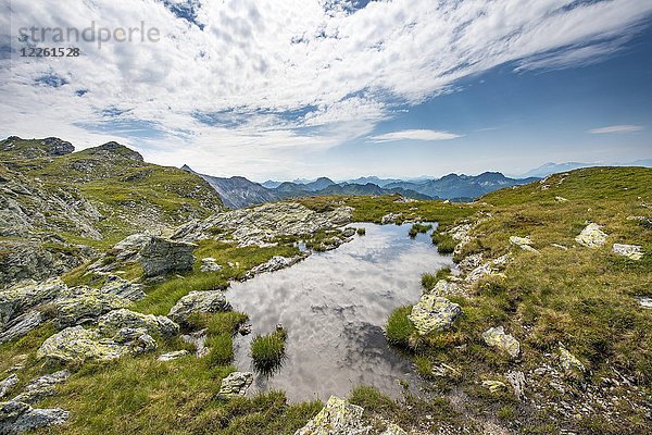 Kleiner See am Schladminger Höhenweg  Schladminger Tauern  Schladming  Steiermark  Österreich  Europa
