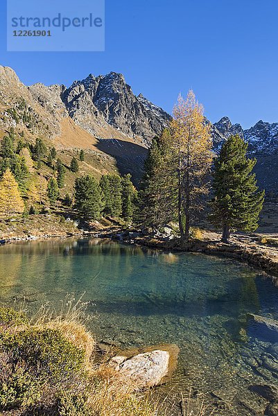 Berglisee in der Samnaungruppe  im hinteren Mittagskopf  Mathon im Paznauntal  Tirol  Österreich  Europa