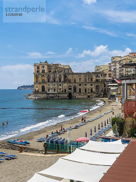 Palazzo Donn' Anna  Neapel  Golf von Neapel  Kampanien  Italien  Europa