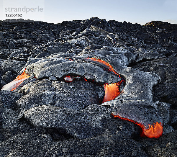 Hawaii  Große Insel  Hawai'i Vulkane Nationalpark  Lava