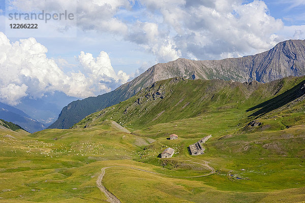 Italien  Piemont  Westalpen  Colle dell'Assietta bei Colle di Sestriere