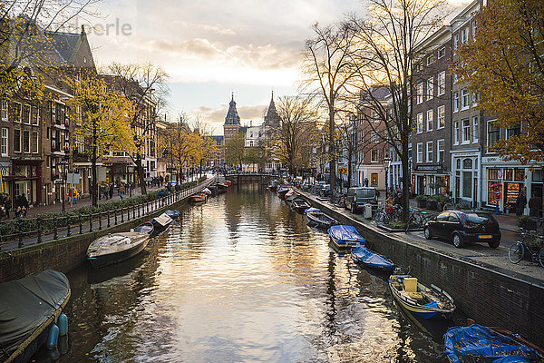 Niederlande  Holland  Amsterdam  Altstadt  Kanal