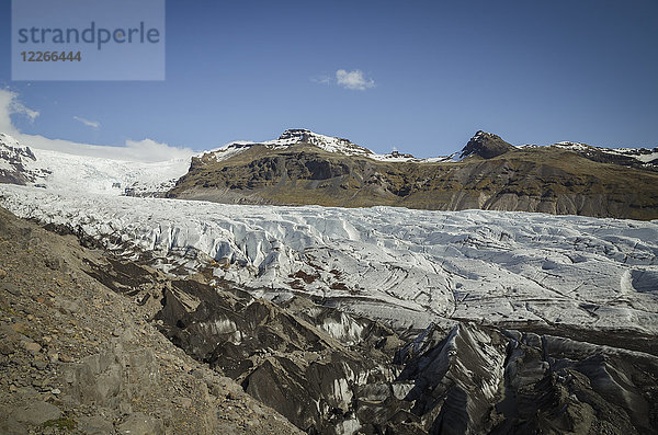 Island  Skaftafell Nationalpark  Hafrafell Gletscherzunge