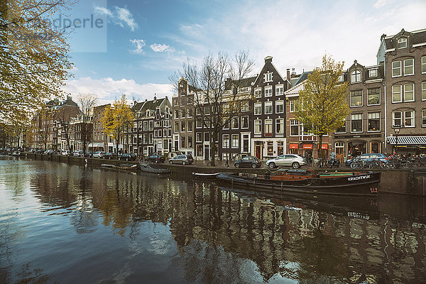Niederlande  Holland  Amsterdam  Altstadt  Häuser am Kanal