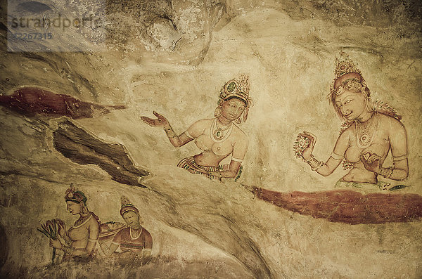 Sri Lanka  Löwenstein  Freskenmalerei  Frauen