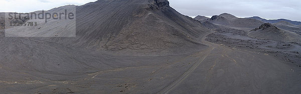 Panoramablick auf die Vulkanlandschaft gegen den Himmel  Kverkfjöll  Island