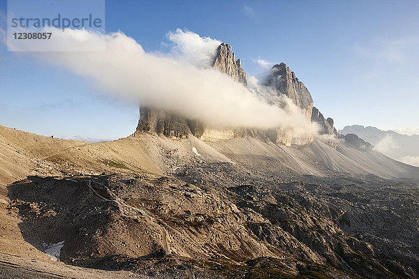 Italien  Sextner Dolomiten  Tre Cime di Lavaredo  Naturpark Tre Cime