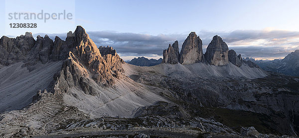 Italien  Sextner Dolomiten  Tre Cime di Lavaredo  Naturpark Tre Cime