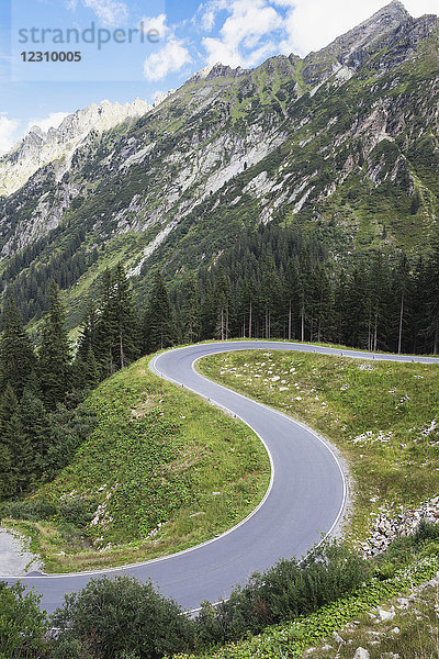 Österreich  Vorarlberg  Alpen  Silvretta Hochalpenstraße  Montafonertal