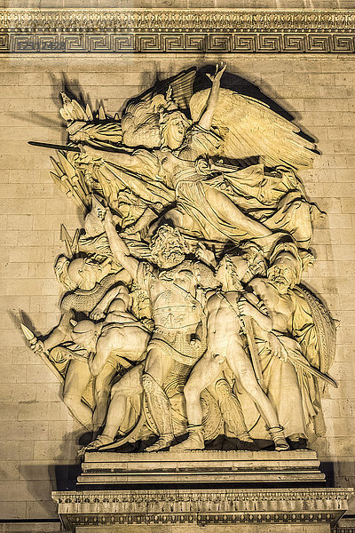 Frankreich  Ile de France  Paris  8. Bezirk  Die Marseillaise  Hochrelief auf dem Arc de Triomphe