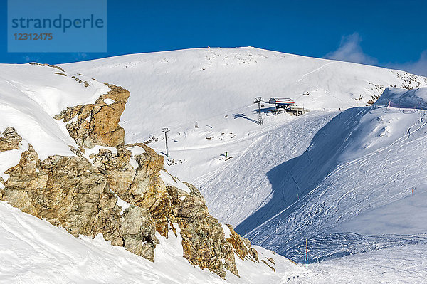 Schweiz  die Bernina-Kette  Diavolezza-Skipark