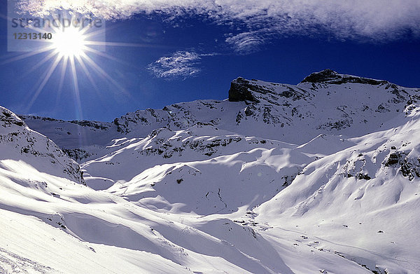 Frankreich  Haute Pyrenees  Aure-Tal  Skigebiet Piau Engaly