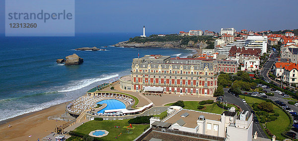 Frankreich  Aquitanien  Pyrenäen Atlantiques (64)   Baskenland  Biarritz  hotel du Palais