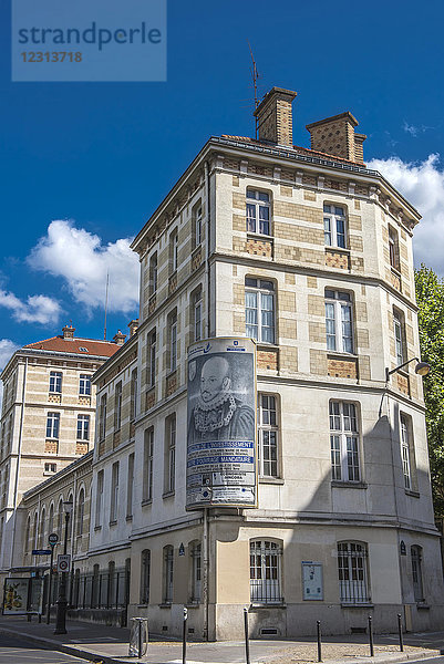 Frankreich  Paris 6. Bezirk  rue Auguste Comte  Gymnasium Michel Montaigne