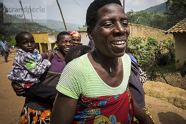 Ruanda  Umgebung von Byumba  tägliches Leben