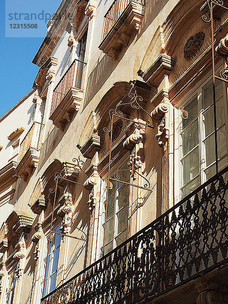 Europa   Italien   Apulien   Salento   Gallipoli  Altstadt   Detail eines typischen Hauses
